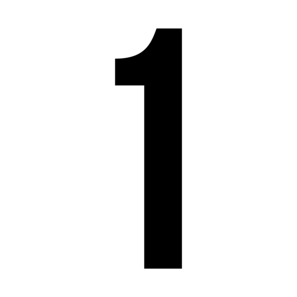 eurocijfer 1